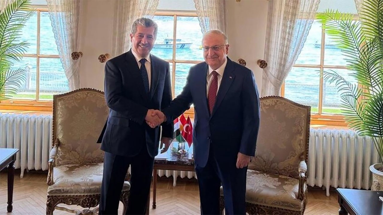 Milli Savunma Bakanı Güler, IKBY Başbakanı Mesrur Barzani ile görüştü