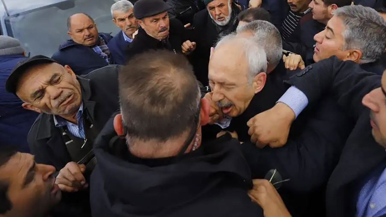 Kılıçdaroğlu, kendisine yumruk atan karışan kişiyle görüştü