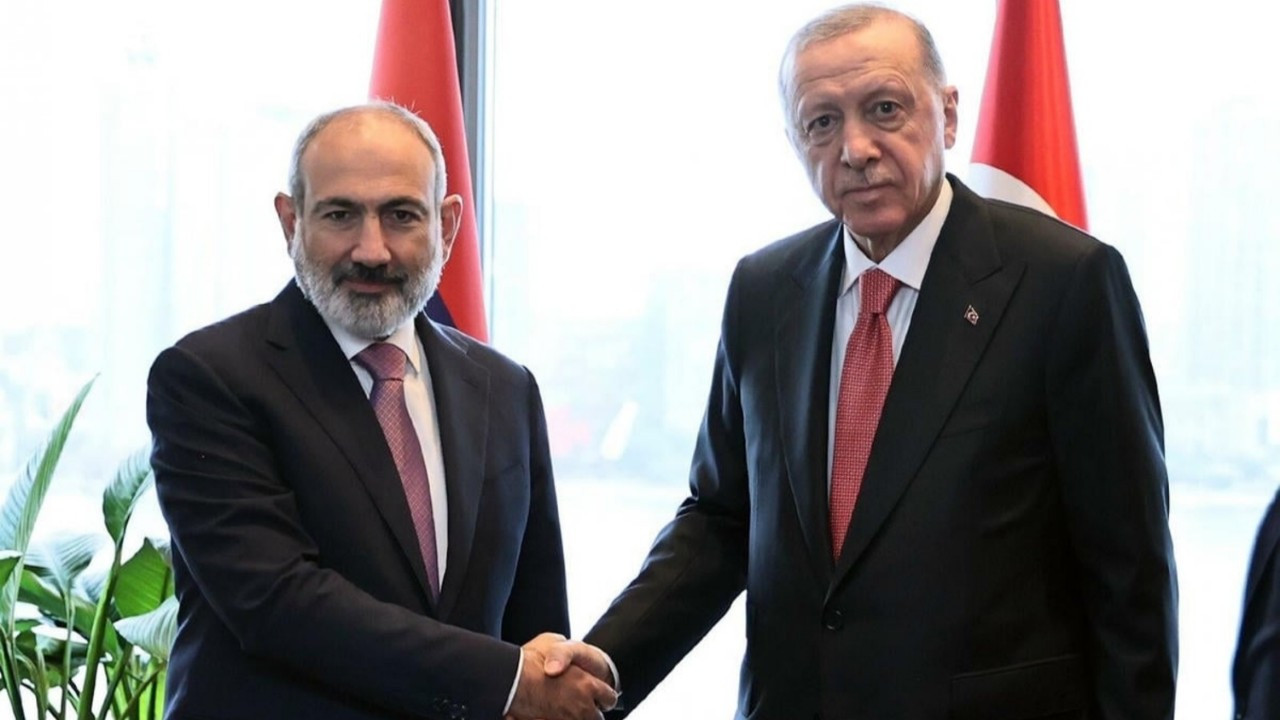 Cumhurbaşkanı Erdoğan, Ermenistan Başbakanı Paşinyan ile görüştü