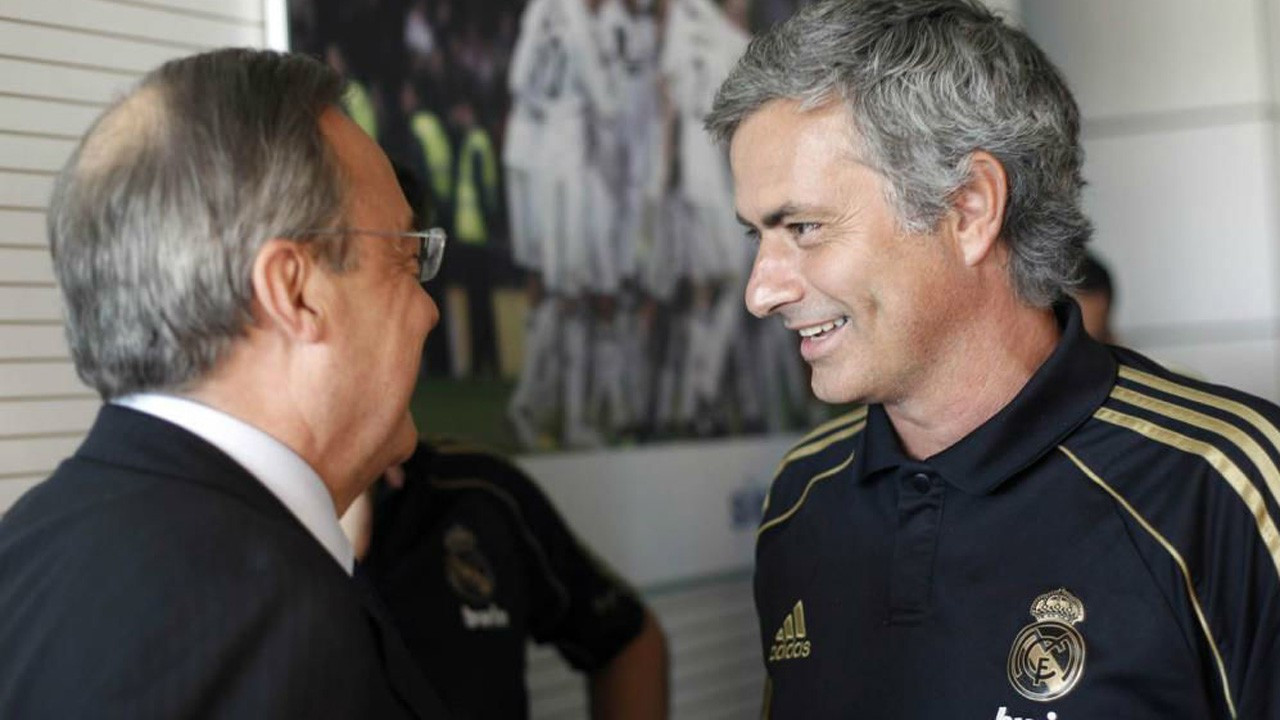 Real Madrid'de başkanlık seçimini kazanan Perez, Mourinho'yu