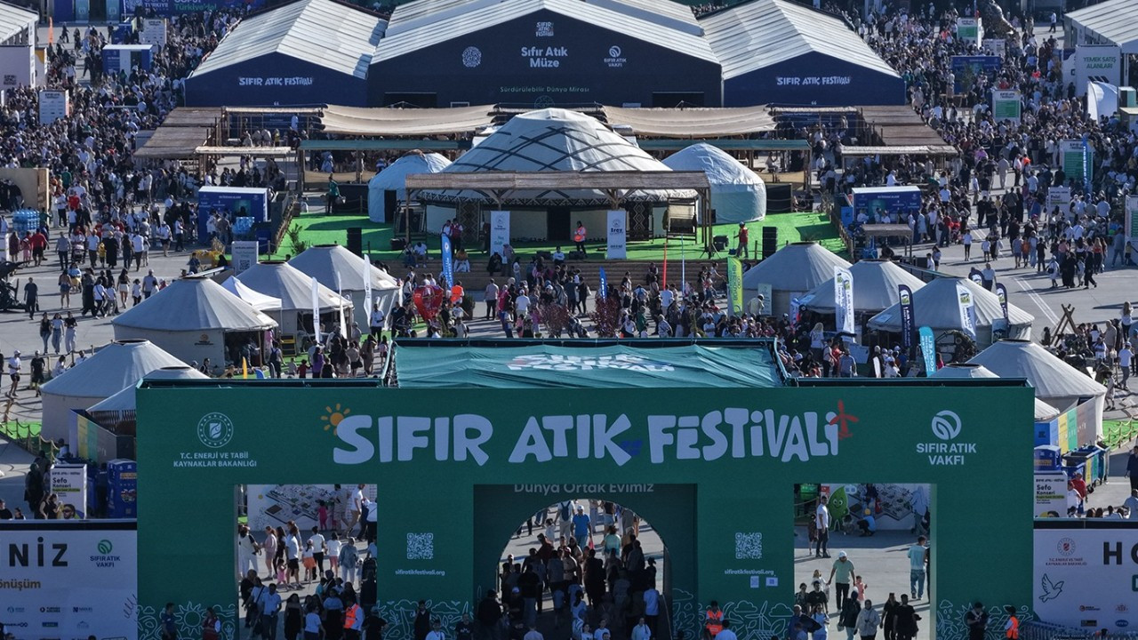 Bir milyondan fazla ziyaretçi, Sıfır Atık Festivali’nde sürd