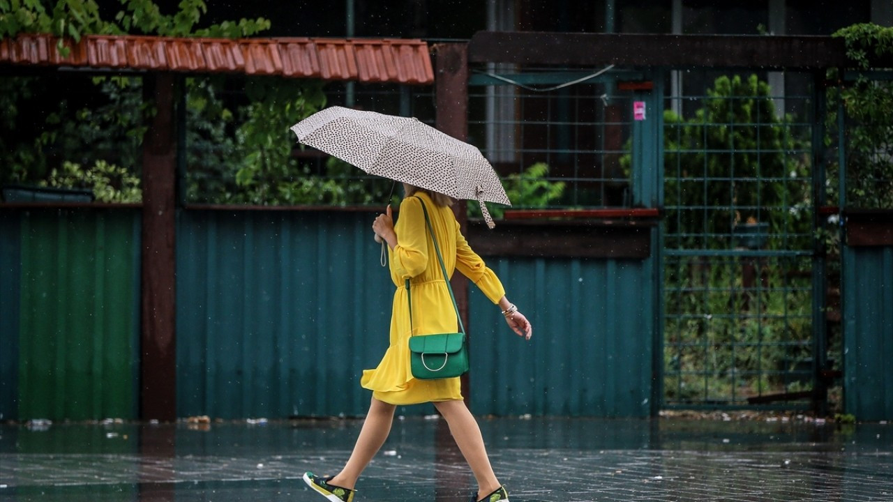 Meteoroloji'den, 9 il için gök gürültülü sağanak y