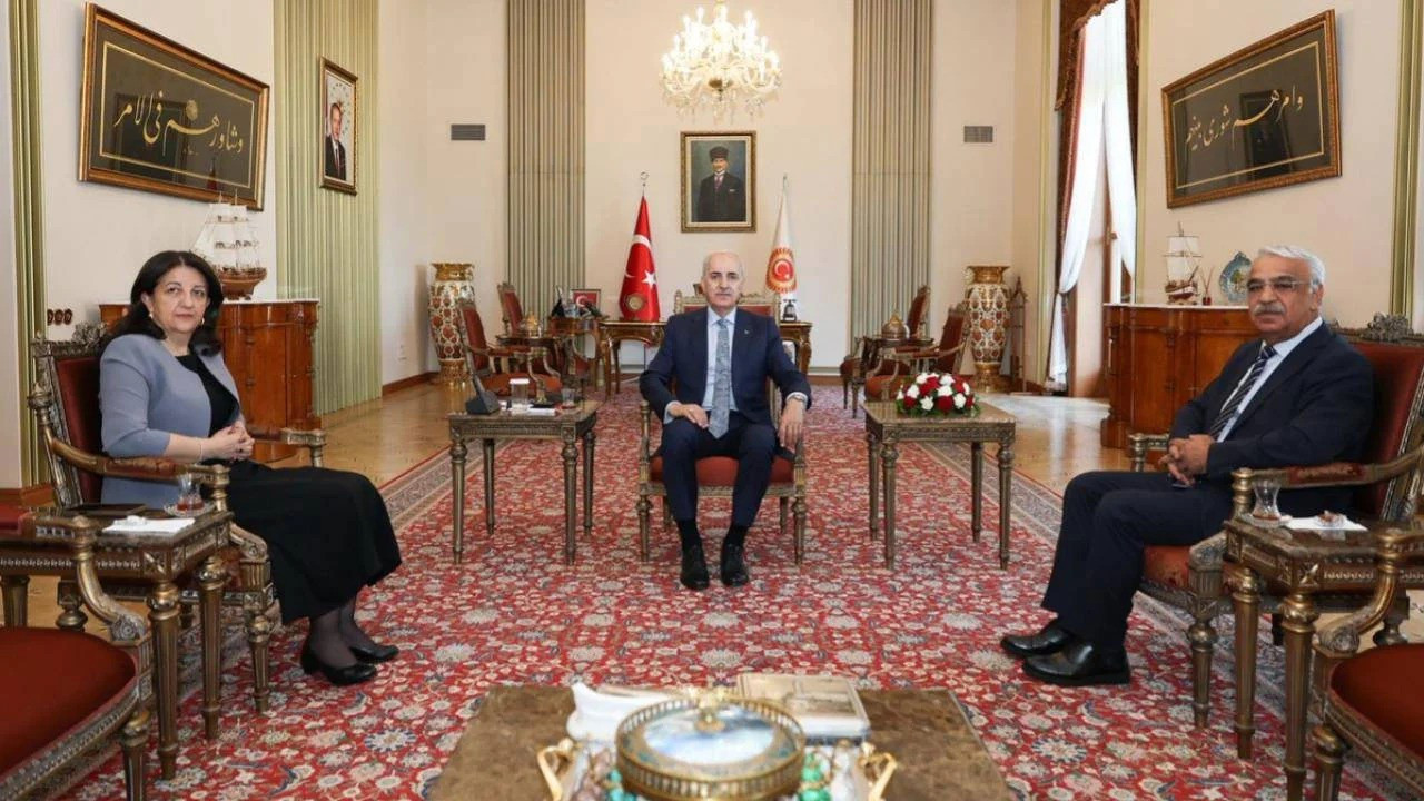 TBMM Başkanı Numan Kurtulmuş, İmralı Heyeti ile görüştü: Kritik başlıklar ele alındı