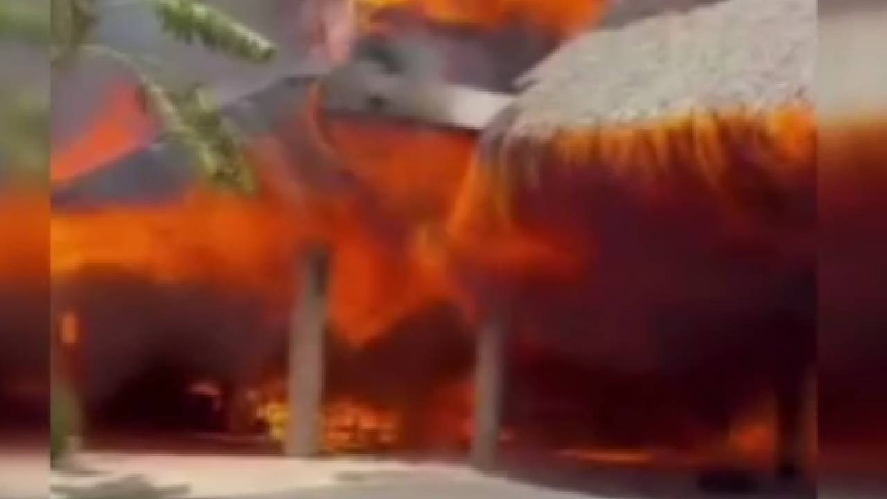 Otel yangınında can pazarı: 1 kişi öldü, bin 700 kişi tahliye edildi (Video)