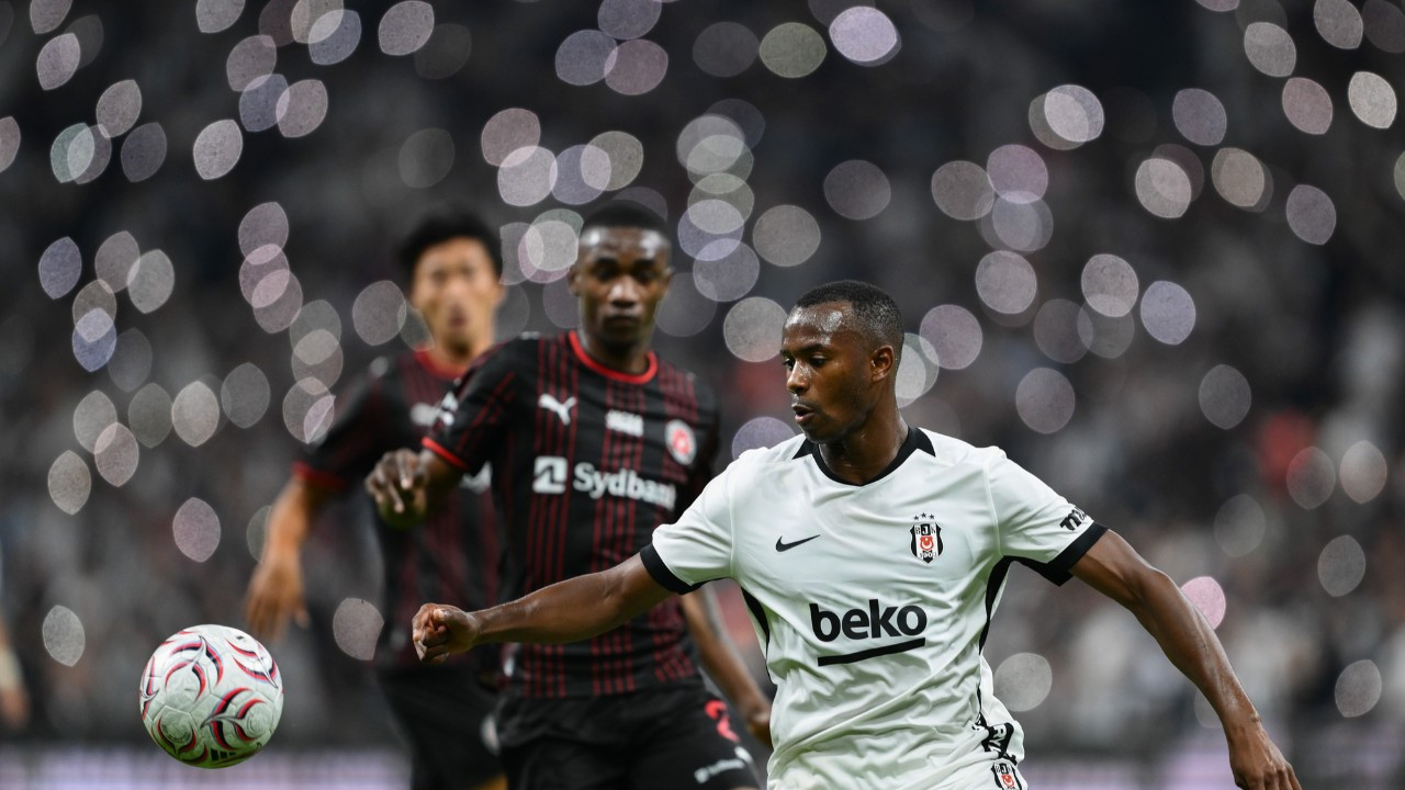 Beşiktaş tek golle tur avantajını kaptı