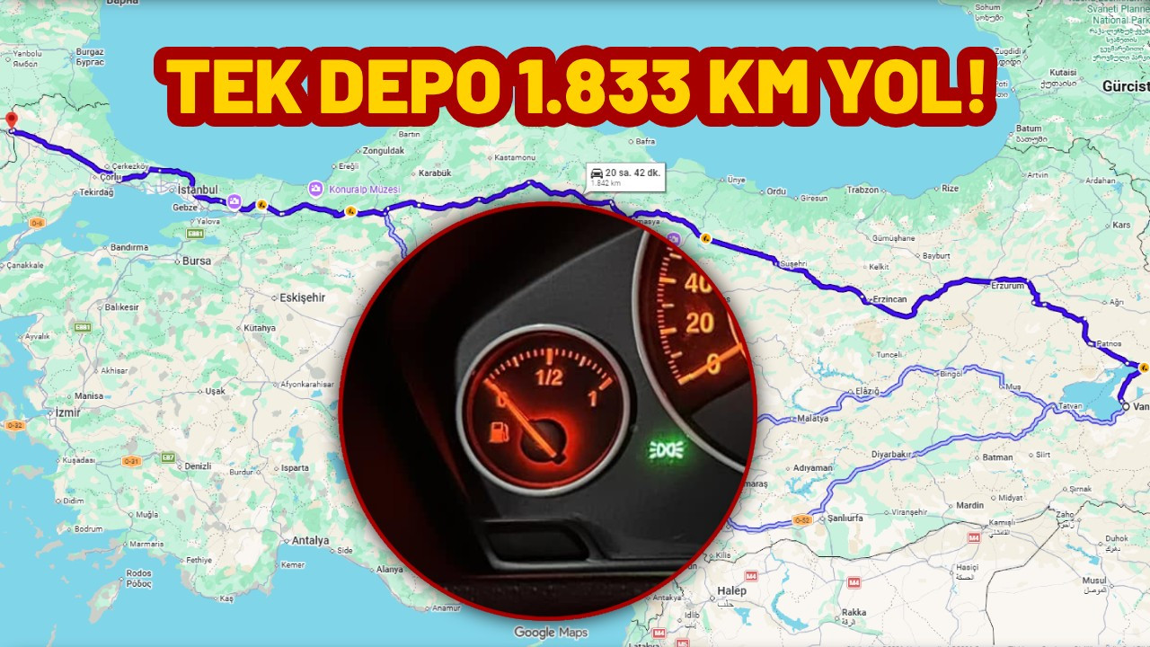 Dizele zam geldi az yakanlar yine gözde oldu; Tek depo ile 1.833 KM yol yapabiliyor.