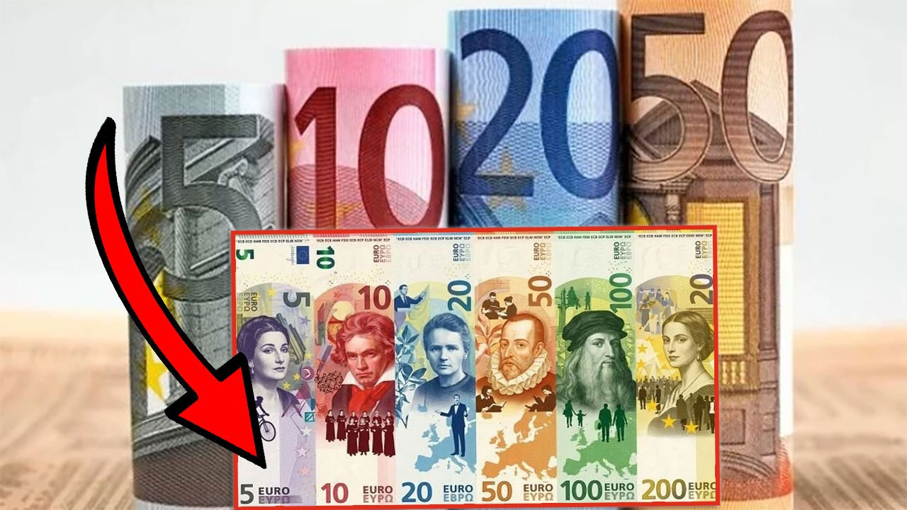 Euro biriktirenler dikkat! Euro banknotlar tamamen değişiyor