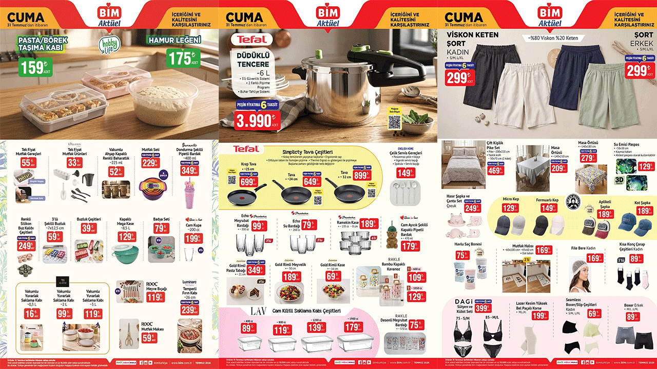 Mutfak şeflerine büyük müjde: 31 Temmuz-6 Ağustos’ta BİM'e Tefal Simplicity tava çeşitleri geliyor!