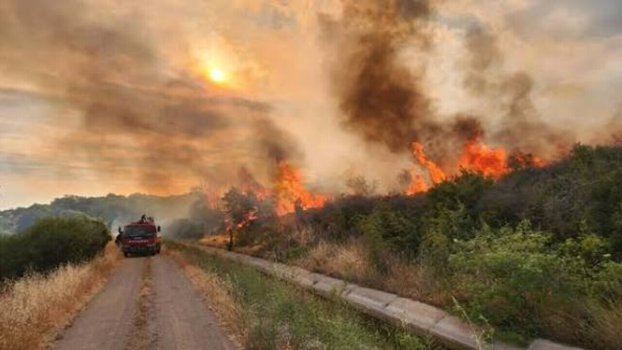 Çanakkale'de orman yangını riski nedeniyle biçerdöver kullanımı kısıtlandı