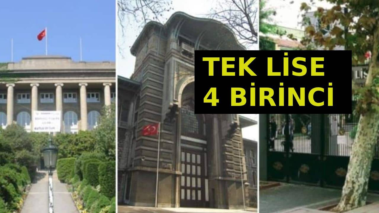2026 YKS'de en çok birinci çıkaran liseler! Galatasaray Lisesi ve kolejleri bekleyenler yanıldı