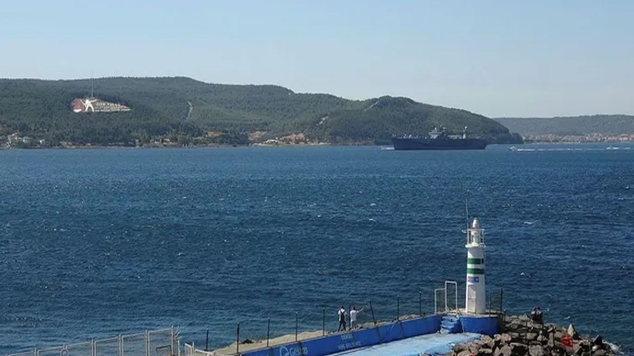 Çanakkale Boğazı gemi trafiği, çift yönlü ve geçici olarak askıya alındı