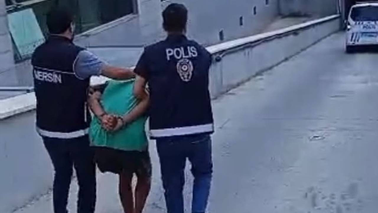 Mersin'de markette çocuğa şiddet uygulamıştı! Tutuklandı (Video)