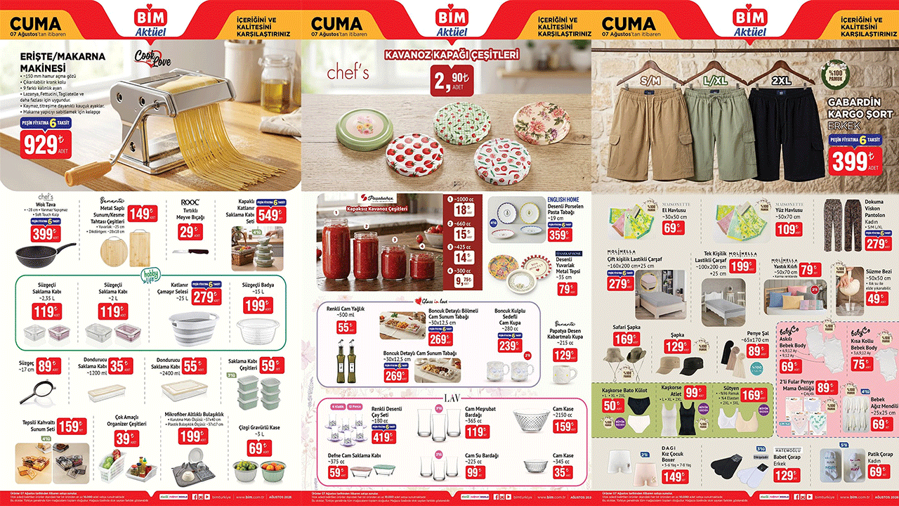 Mutfakta yeni akım: BİM’e 7-13 Ağustos tarihleri arasında Erişte/Makarna Makinesi geliyor!