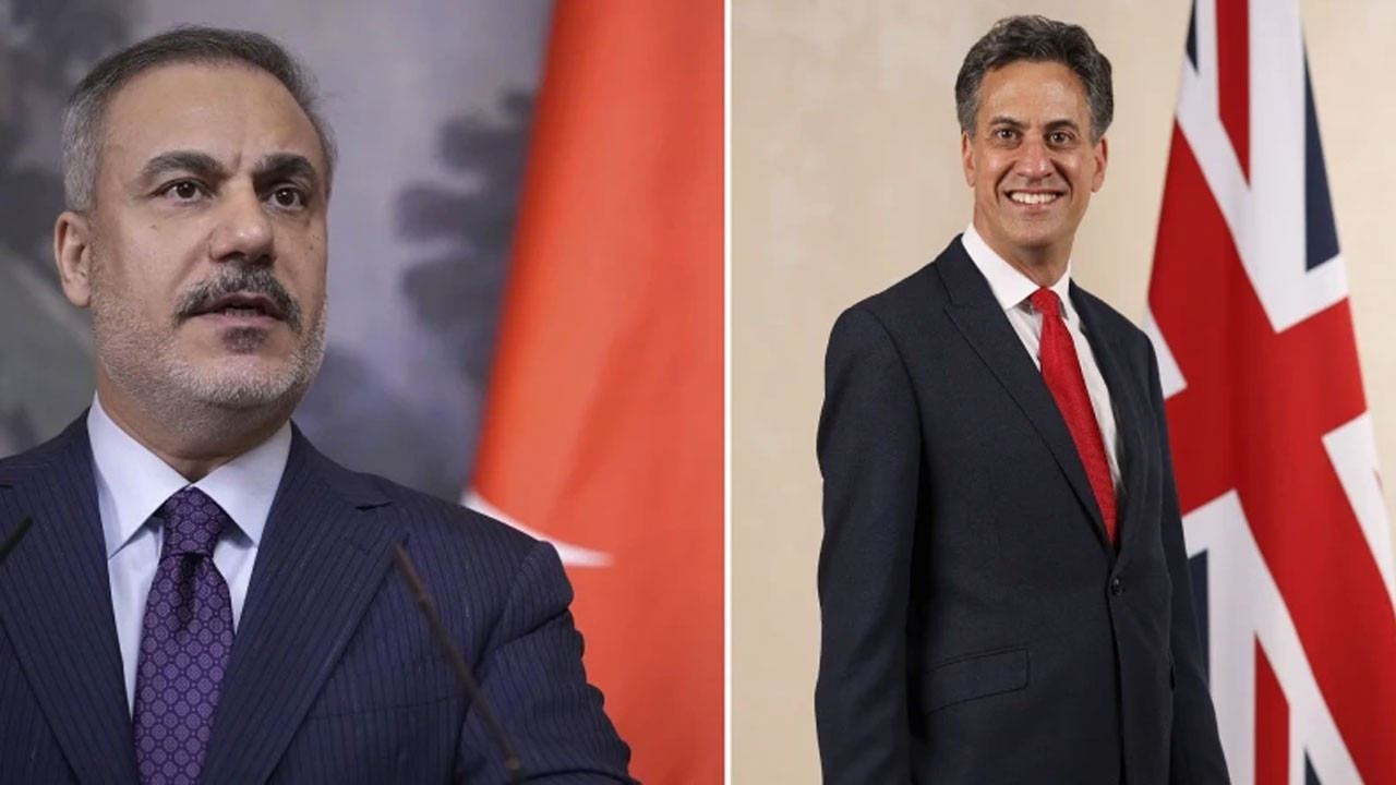 Bakan Fidan, Birleşik Krallık Dışişleri Bakanı Miliband ile görüştü