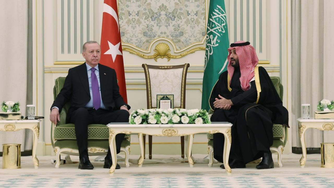 Erdoğan Suudi Arabistan Veliaht Prensi Selman ile görüştü