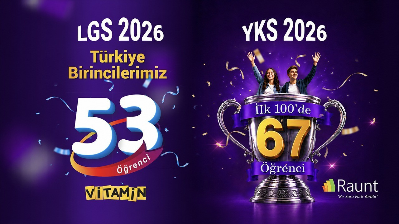 Türk Telekom'un eğitim çözümleri Vitamin LGS ve Raunt, sınav başarısıyla öne çıktı