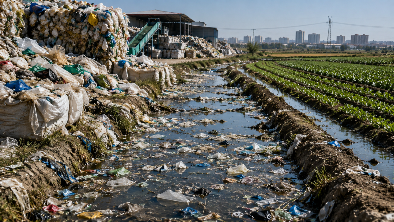 The Guardian: İngiltere'den plastik atık ihracatı Türkiye'nin tarım bölgesinde kirliliğe yol açıyor