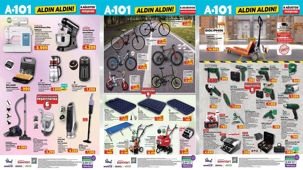 Lekesiz ve kusursuz temizlik: A101’e 6-12 Ağustos’ta Kiwi Halı ve Koltuk Yıkama Makinesi geliyor!