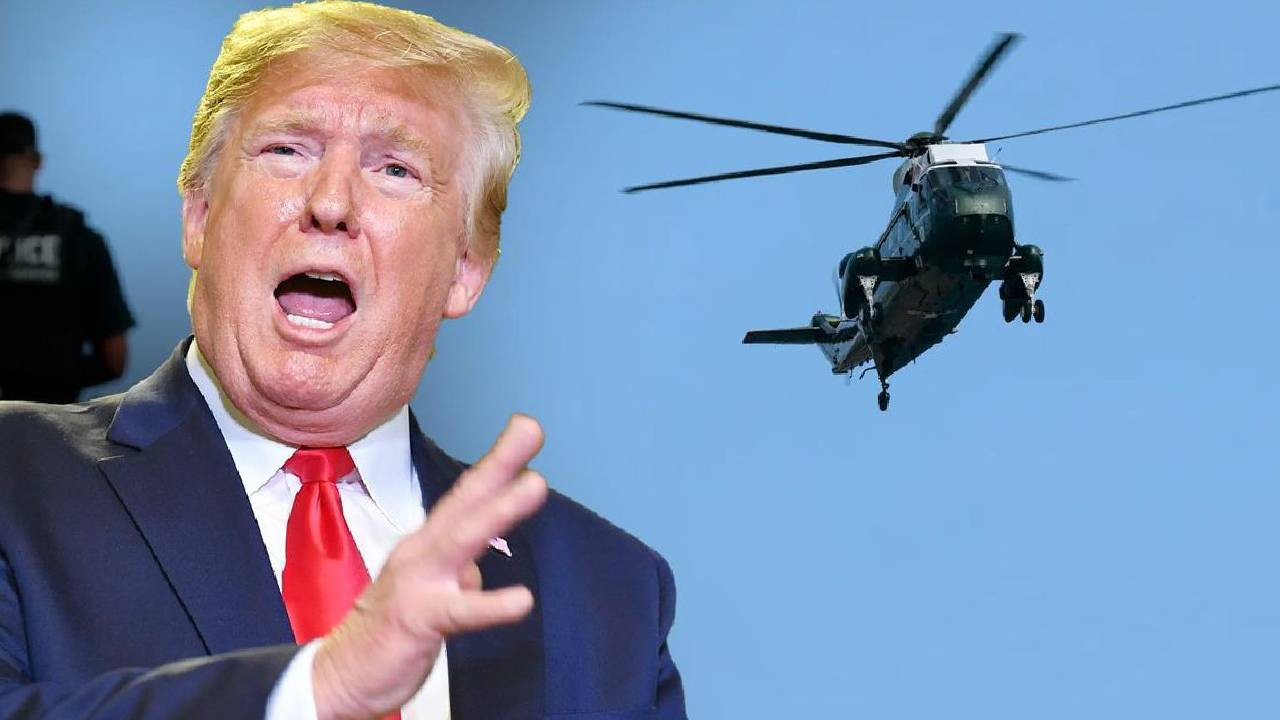 Trump'ın helikopteri yolcu uçağına yaklaştı, soruşturma başlatıldı