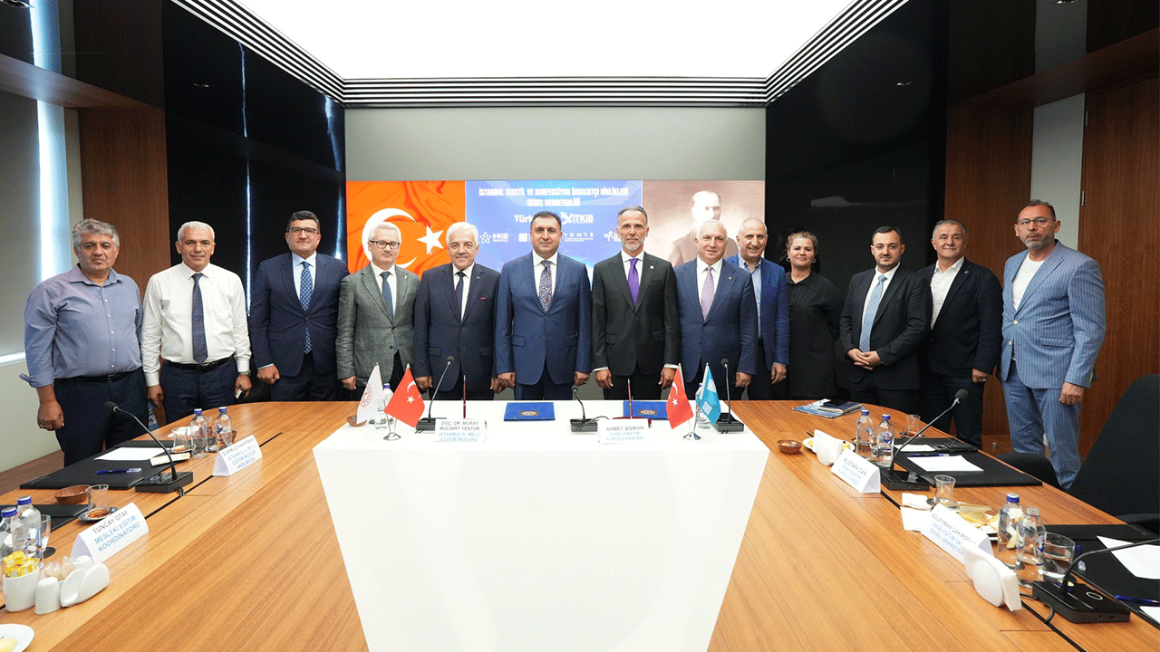 İstanbul İl Millî Eğitim Müdürlüğü ve İTHİB'den Türkiye'nin en köklü tekstil meslek lisesi için ortak vizyon