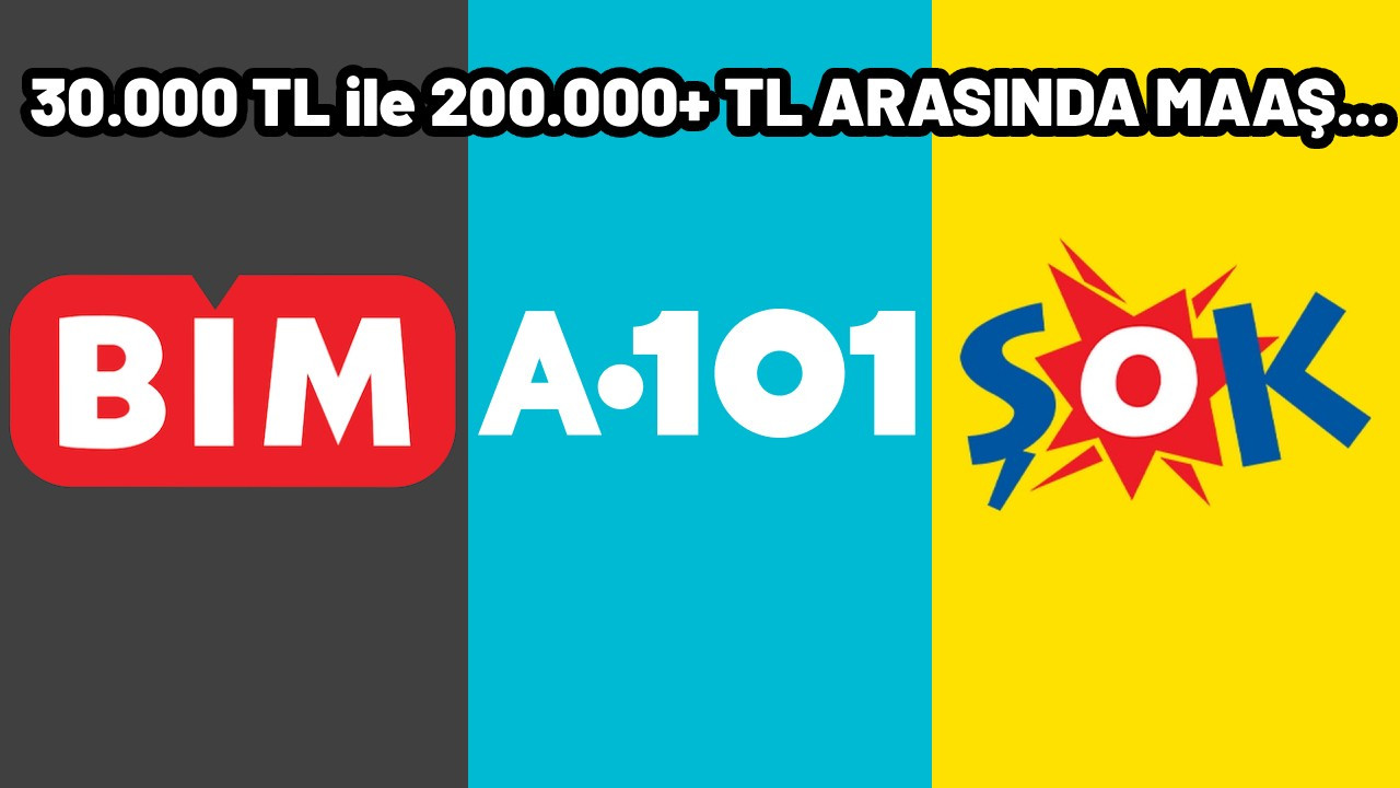 BİM, A101, ŞOK sadece haftalık ürünlerle öne çıkmıyor. Personel arasında 170.000 TL maaş farkı var.