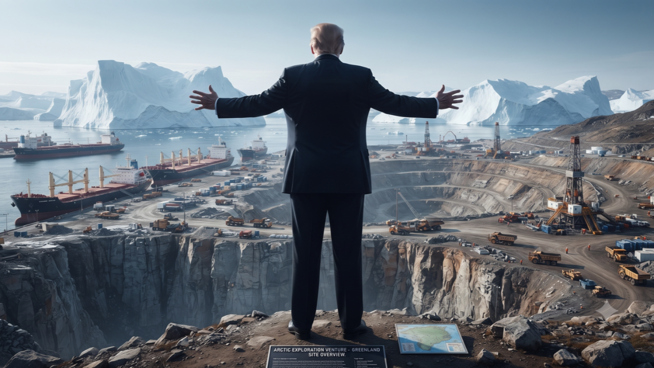 Buzların altındaki 1 trilyon dolar! Trump'ın desteklediği şirket Grönland'a çıkarma yaptı