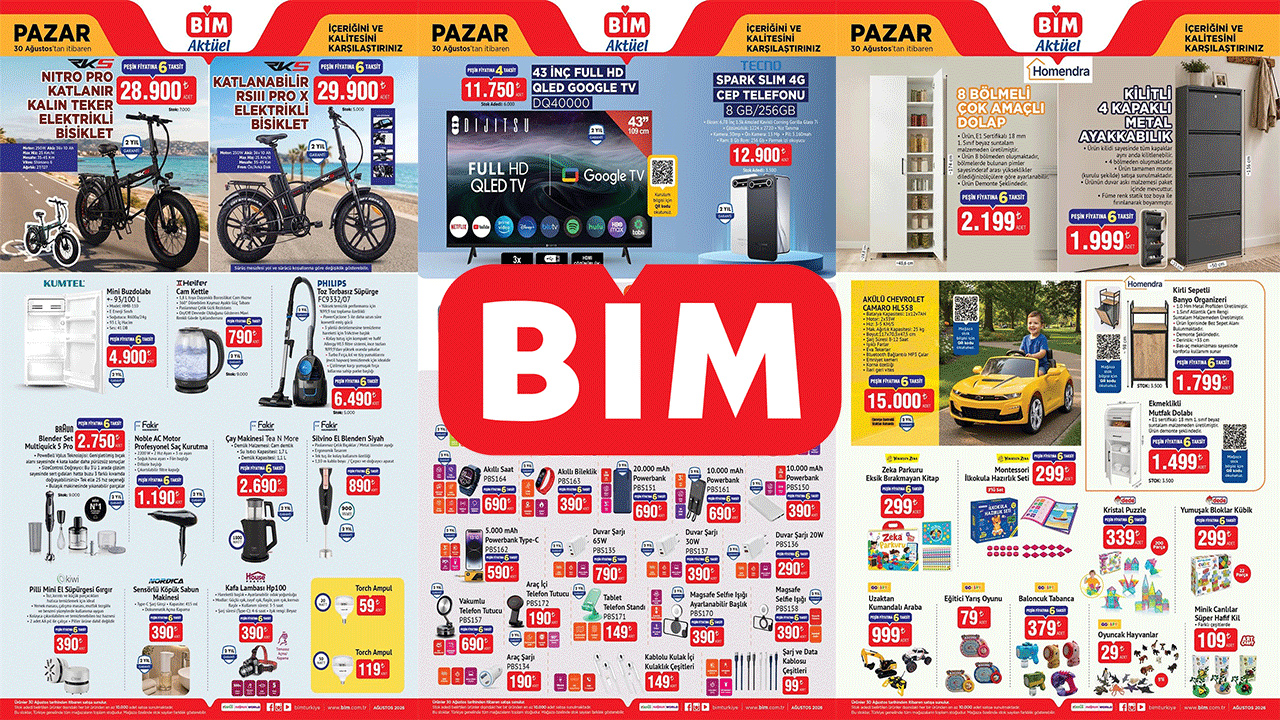 BİM'DE BU CUMA BÜYÜK ALIŞVERİŞ AKINI BAŞLIYOR: İŞTE İNDİRİMLİ LİSTE! (BİM 30 AĞUSTOS-5 EYLÜL)