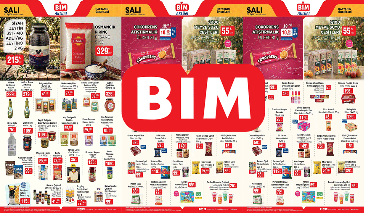 KİMSE BU KADARINI BEKLEMİYORDU: BİM'DE GIDA VE DETERJAN FİYATLARINDA BÜYÜK SÜRPRİZ! (1-7 EYLÜL BİM)