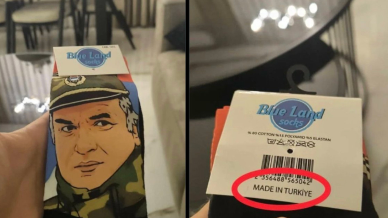 Bakanlıktan Ratko Mladic görselli çorap paylaşımıyla ilgili suç duyurusu