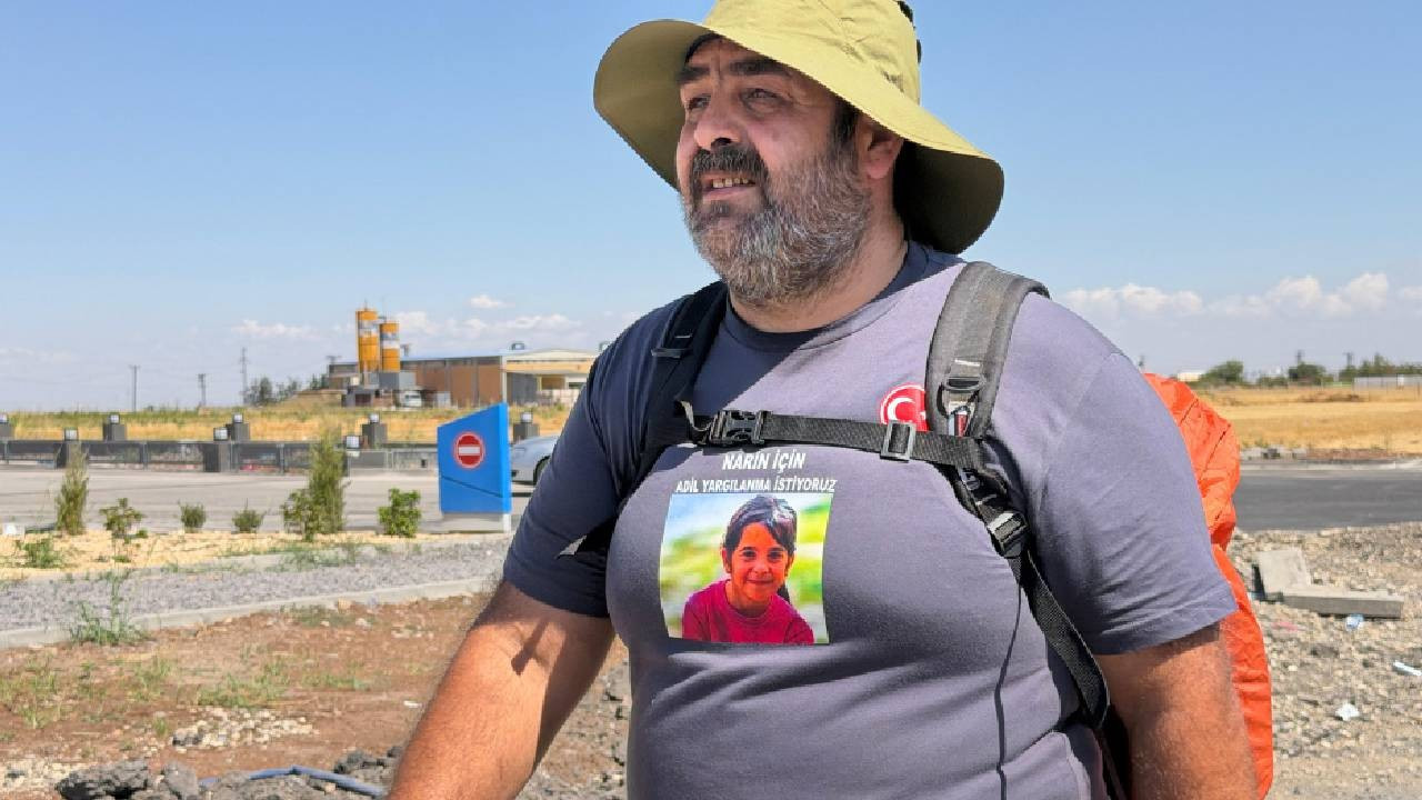 Narin Güran'ın babası Ankara’ya yürüyüş başlattı