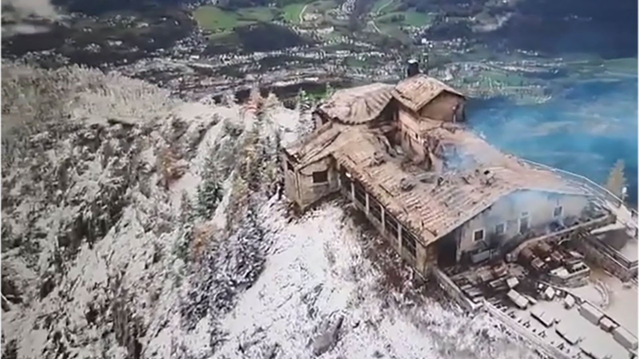 Hitler'in kullandığı dağ evi Kartal Yuvası'nda yangın